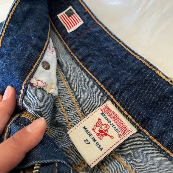 True Religion Sadie Denim Skirt Size 27 - Picture 9 of 9